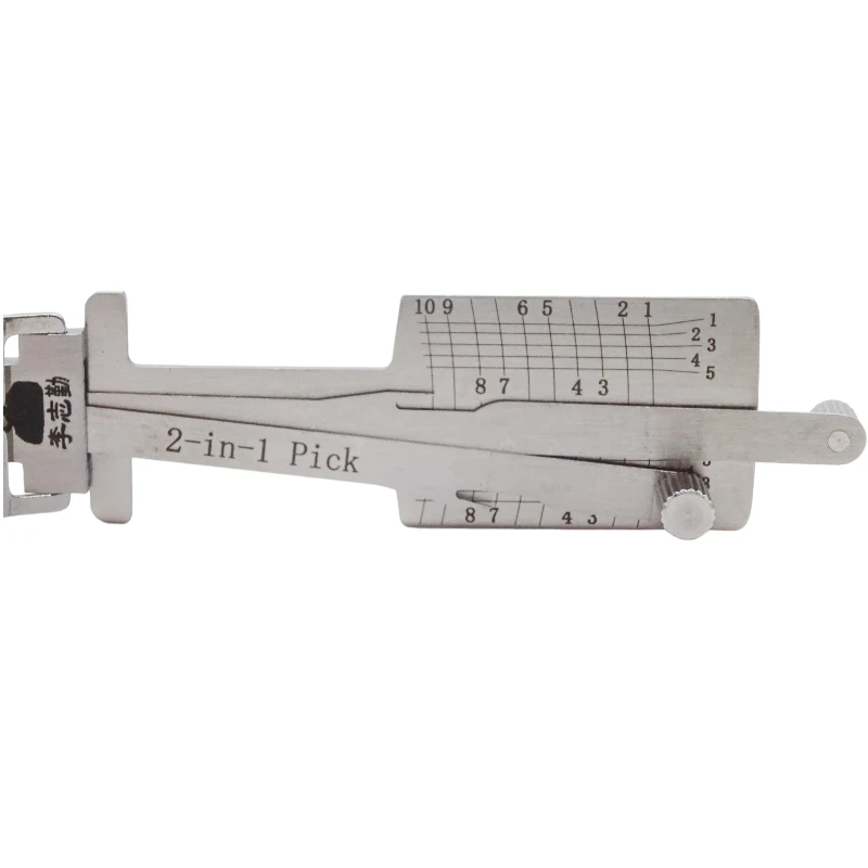 Lishi HU101(10)v.3 2-in-1 Lockpick & Decoder Vertikales Fräsen für Ford/Land Rover/Volvo Modelle – Detail 5