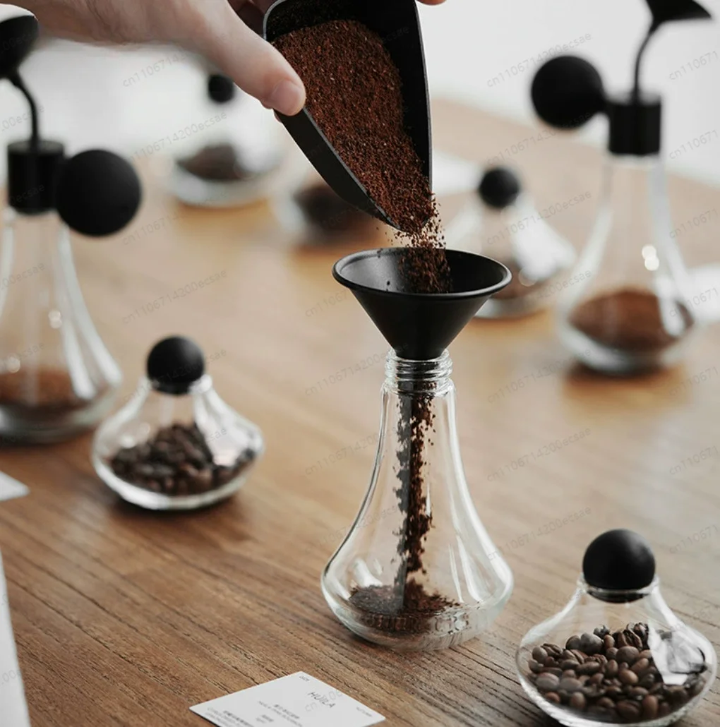 Coffee Nose Training Kit, Glass Scented Bottle for Perfume & Coffee Bean Aroma Testing