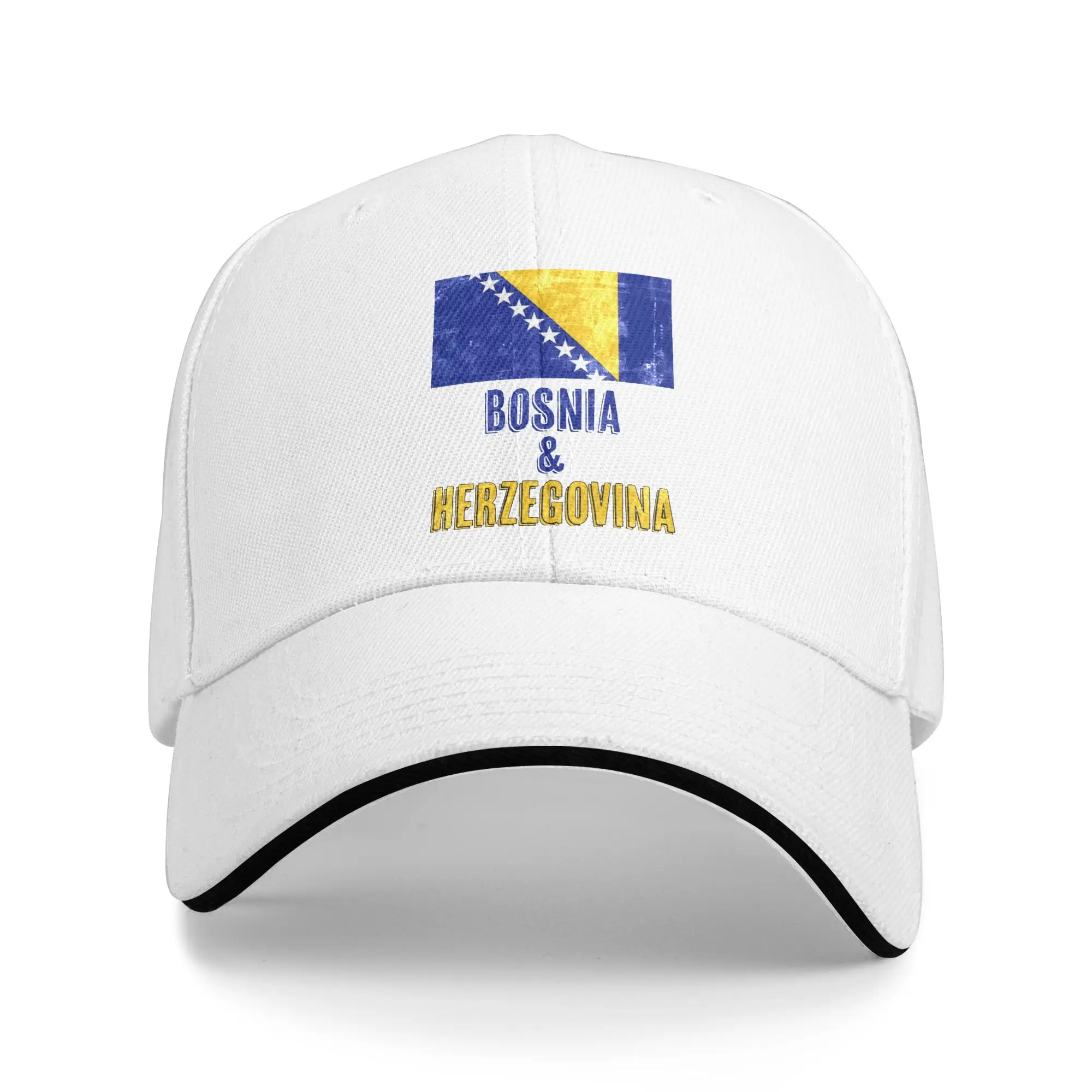 Bosnia and Herzegovina Flag Baseball Caps Merchandise Fashion  Snapback Hat For Men Women Golf Headewear  Adjustable