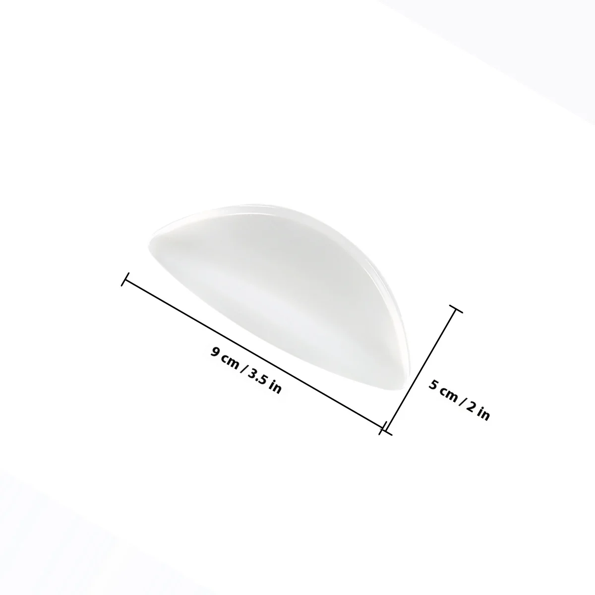 Plantillas de soporte de arco de Gel, almohadilla adhesiva para pies planos de 3,5x1,8 pulgadas, almohadilla de masaje ortopédica, herramienta para el cuidado de los pies