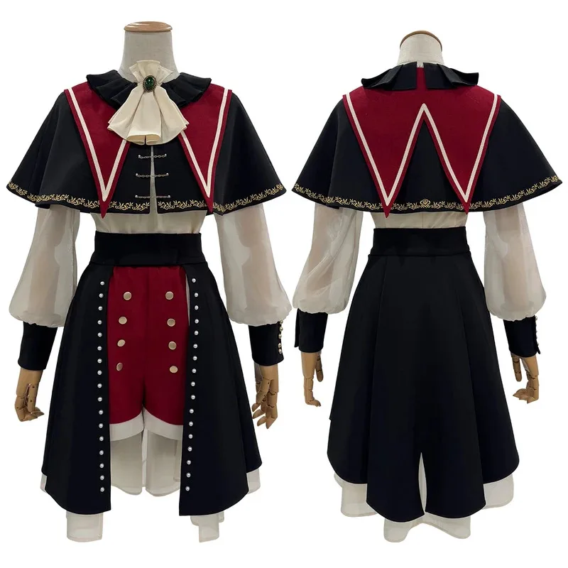 

HOLOUN BanG Dream Ave Mujica Anime Wakaba Mutsumi Mortis Cosplay Costume Shawl Shirt Skirt Shorts Hat Daily Wear Cos Convention