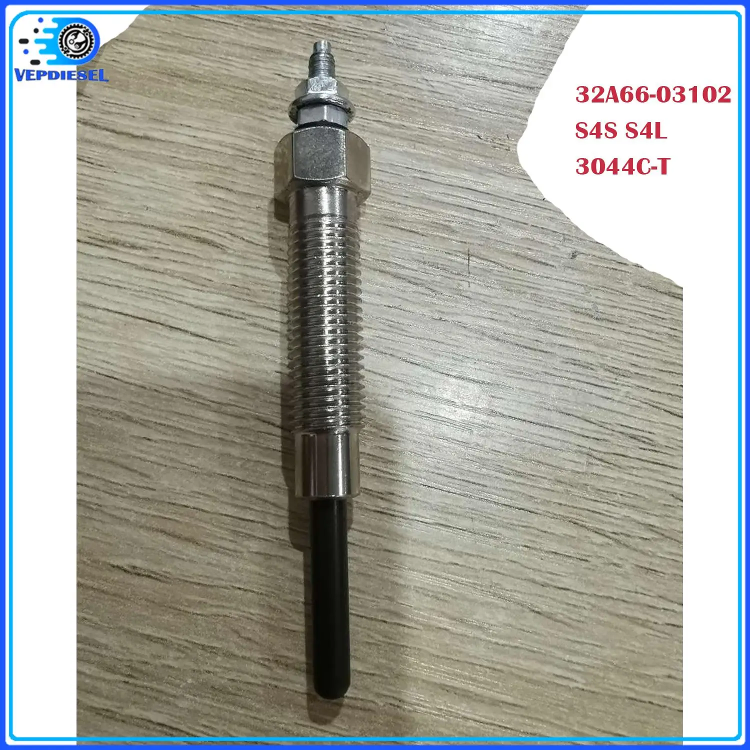 

1 шт. свеча накаливания 32A66-03102 для двигателя Mitsubishi S4S S4L CAT 3044C-T MT210 MT2060