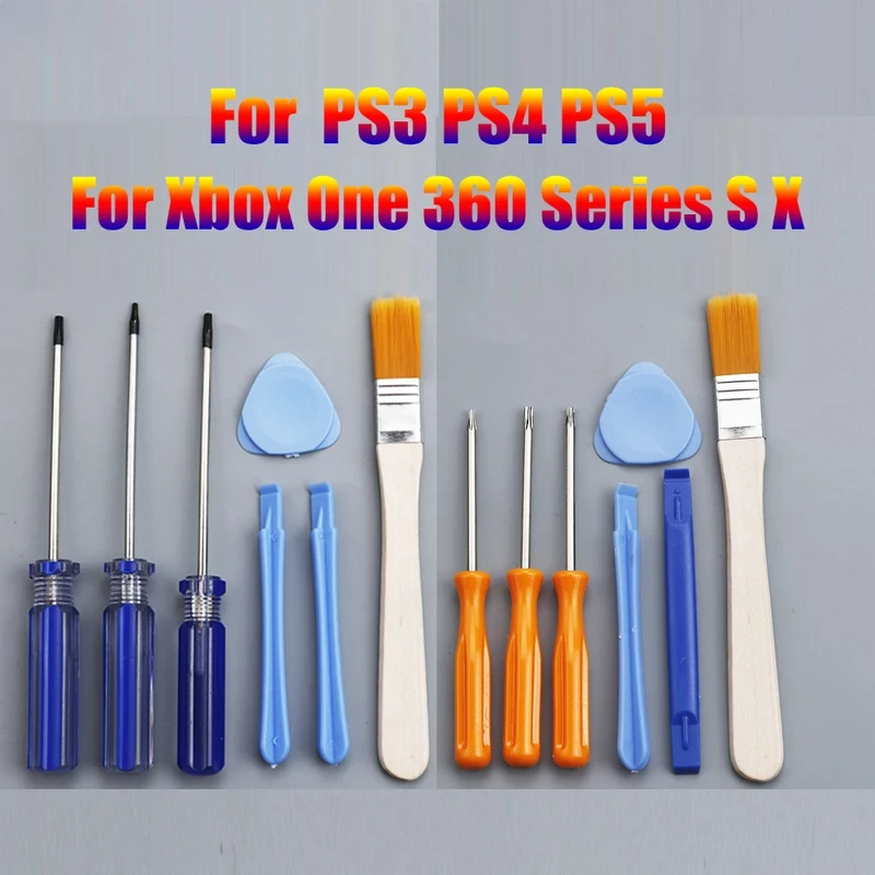 7 For Xbox One 360 PS3 PS4 PS5 Series Screw Driver Torx T6 T8 T10 Security Screwdriver Tamperproof Hole Repairing Opening Tool