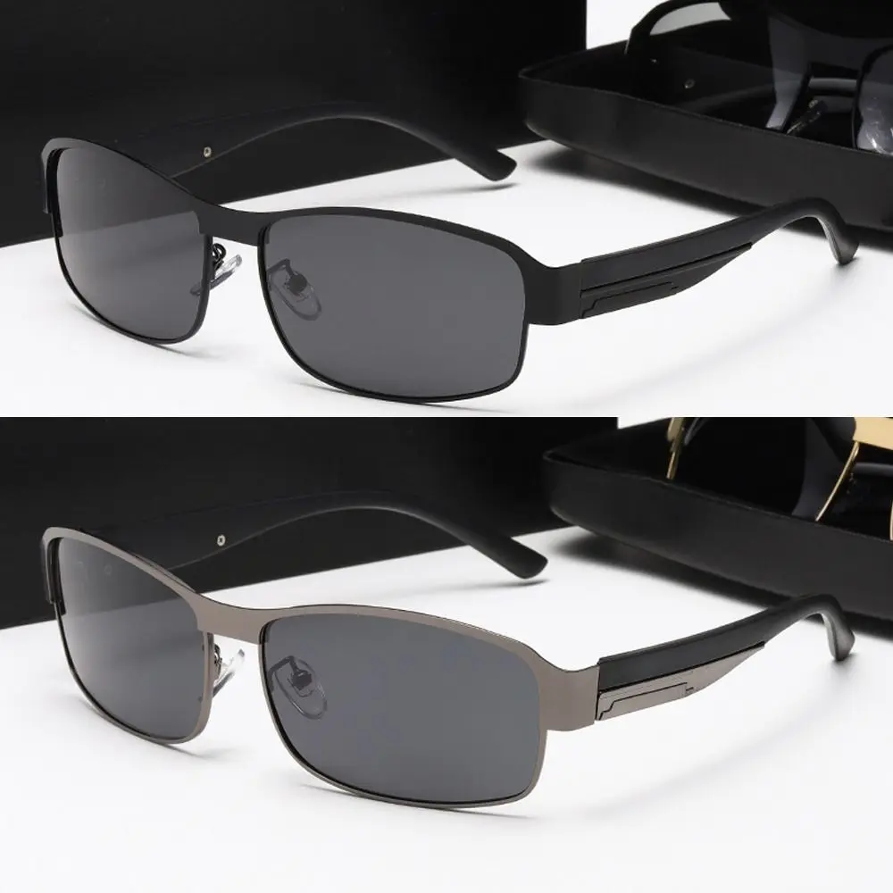 Travel Punk Men Windproof Sunglasses UV Protective Metal Outdoor Sunglasses Black Shades Cycling Accessories Motorcycle Goggles