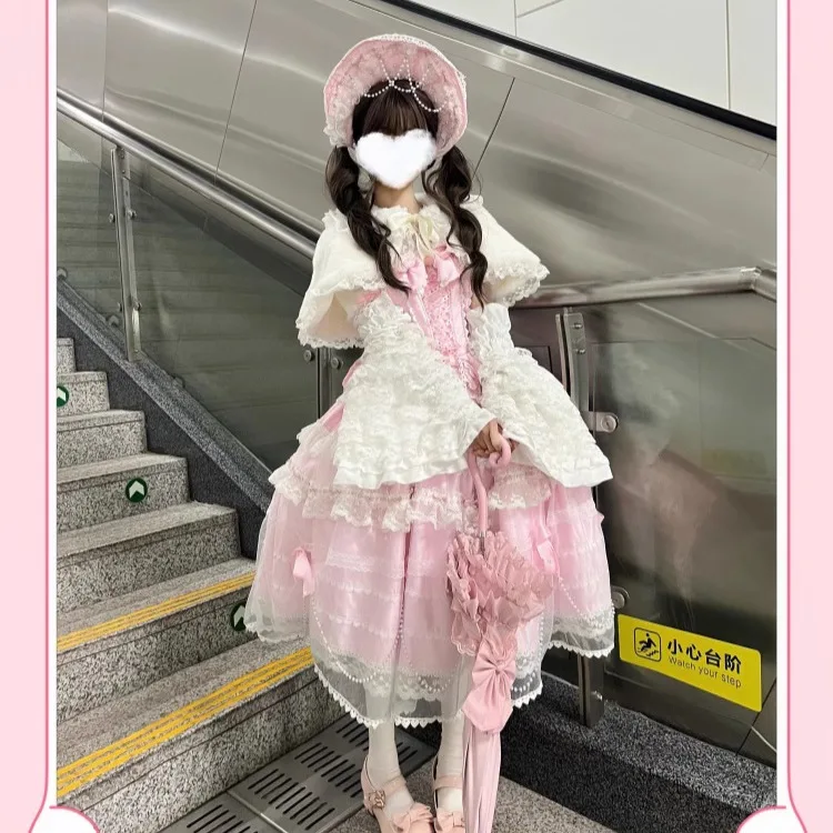 2025 Autumn New Japanese Single-breasted Solid Color Shirt Lolita Original Doll Feeling Kawaii Ji Sleeves Blouse Women's Clothes