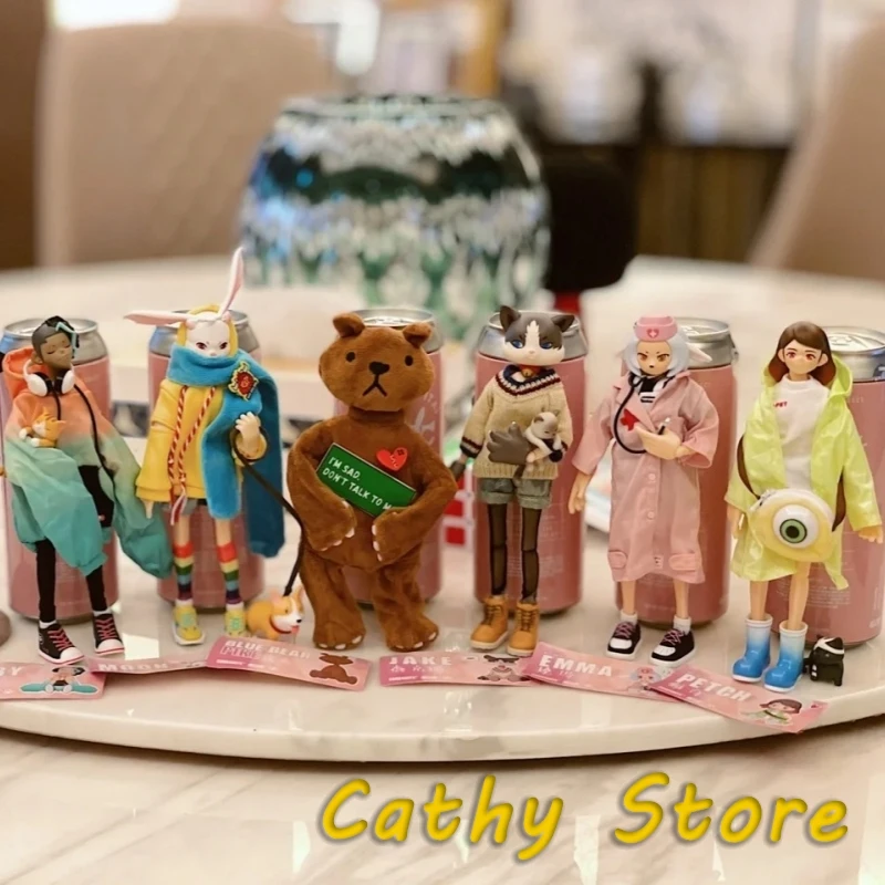 

Genuine Come4arts Anime Figure Pet Hospital Series Model Movability Cute Doll Desktop Decor Collect Trendy Toys Surprise Gifts