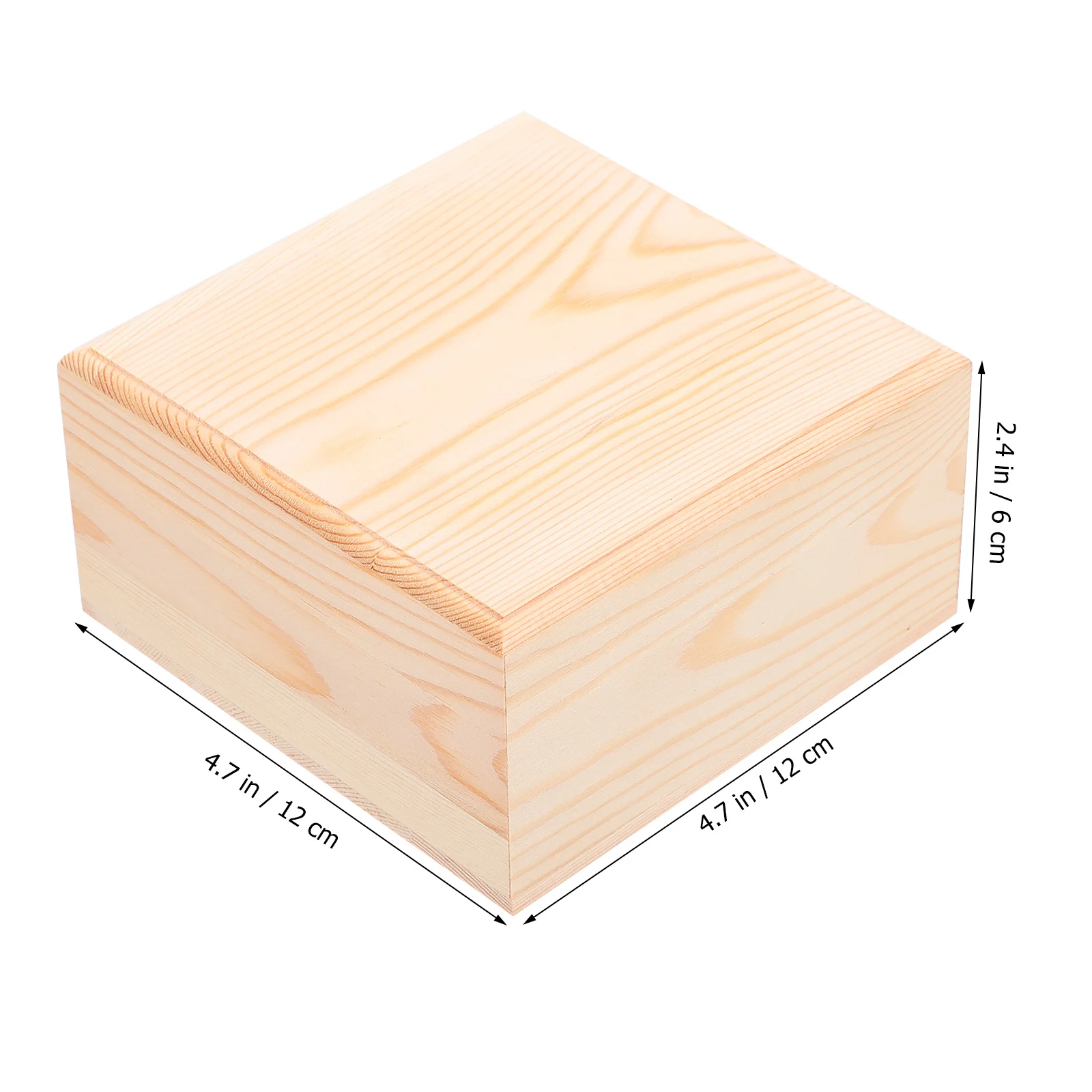 

Square Wooden Box Desktop ganizer Premium Material Rustless Long Lasting Home Office Use Cosmetics Jewelries Stationery
