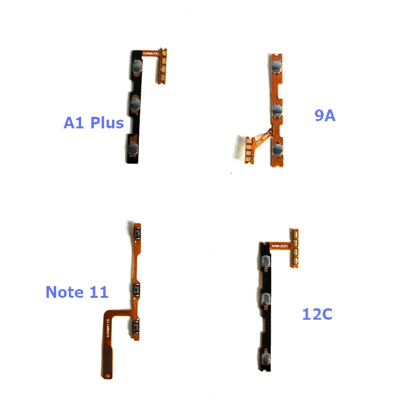 For Xiaomi Redmi A1 Plus 9 9i 9A 9C 9T 10 10A 10C 12C Note 11 11s Pro Power Volume Button Key Flex Cable Repair Parts