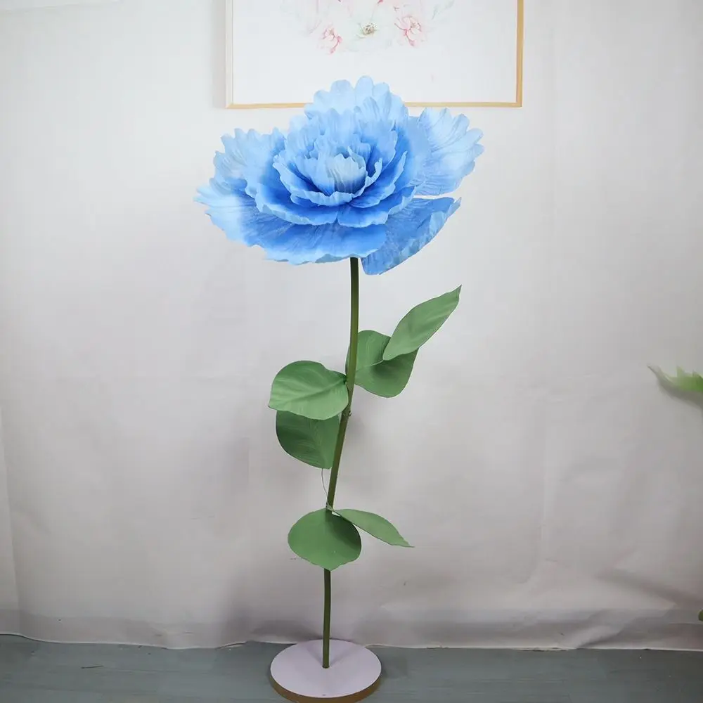 NEW 50cm Simulated Peonies Large Size Non-woven Fabric Garden Decoration Simulated Texture Artificial Design Props Decor Road