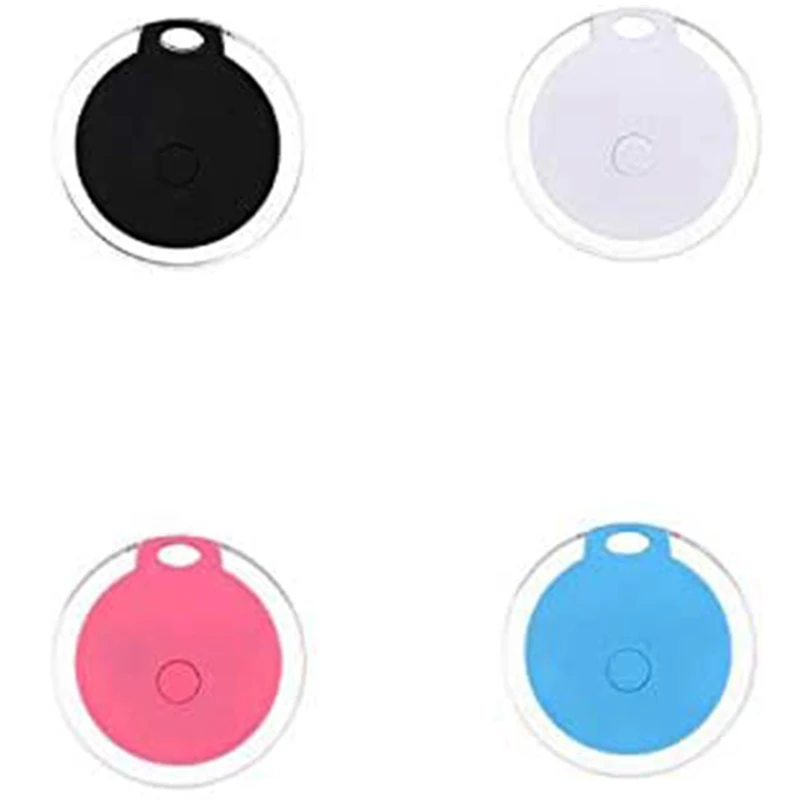 4 Pack Smart Key Finder Locator, GPS Tracking Device for Kids Pets Keychain Wallet Luggage Anti-Lost Tag Alarm Reminder