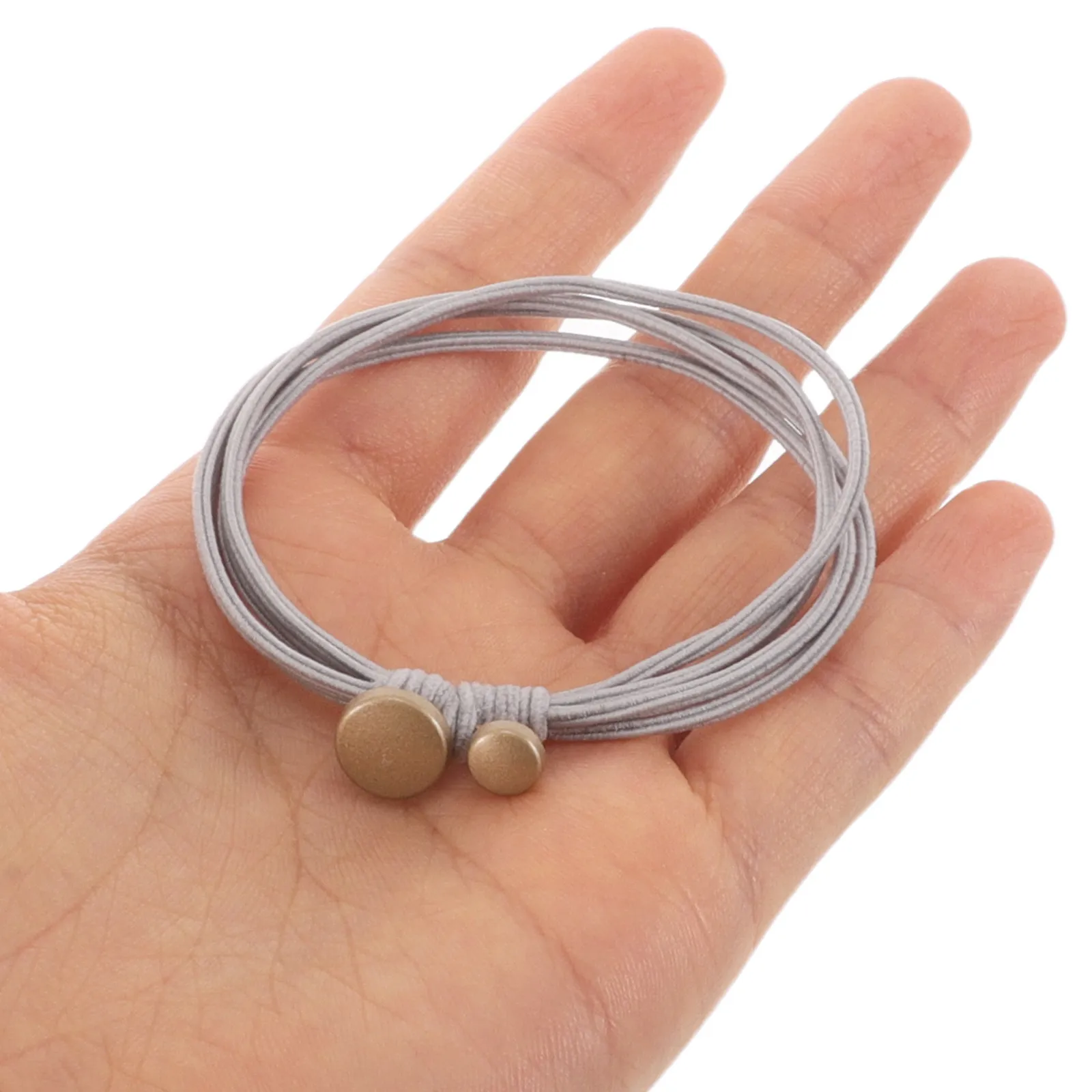 

15 pcs Fashionable Ties Boho Ponytail Holders For Women , Stretchy Elastic Bands No Damage, Styling Accessories, Bracelet