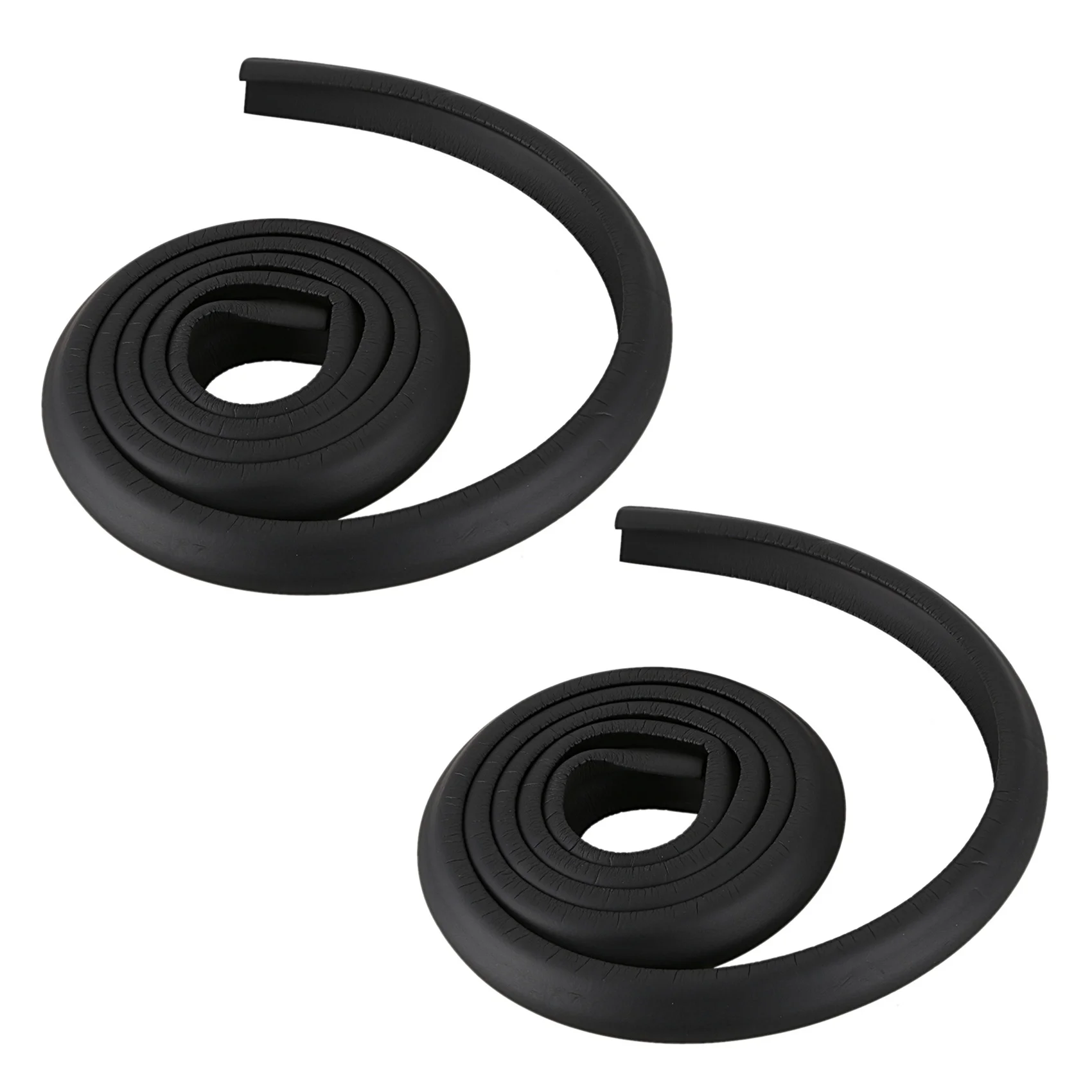 

ABUM-2Pcs 2M Children Protection Table Guard Strip Baby Safety Products (Black )