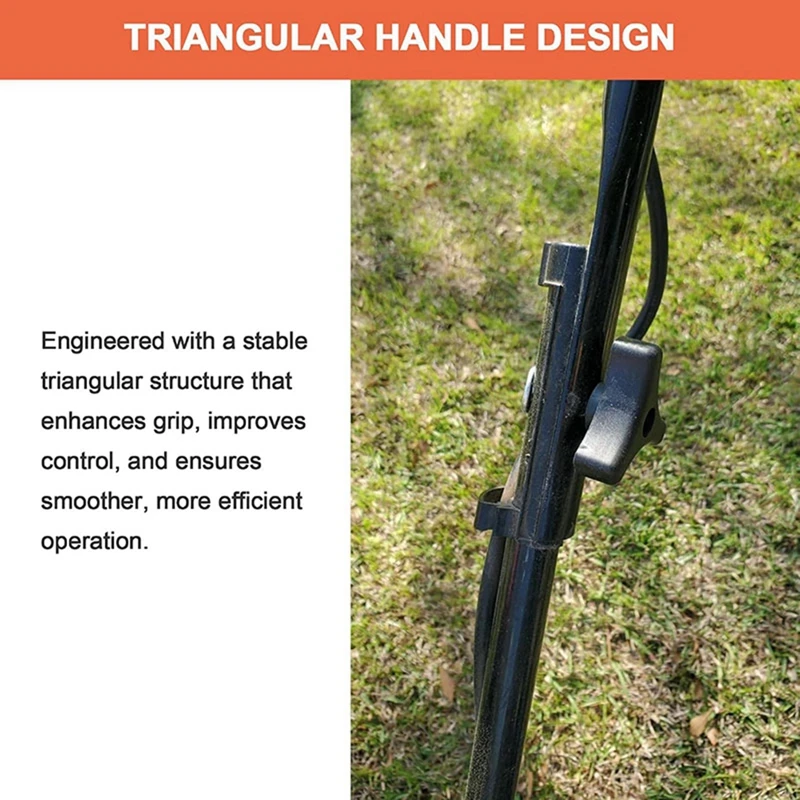 DT19 Lawn Mower Handle Knob for Nut Bolt Kit Triangle Handle Bolts for Honda Murray for Ryobi Mower Handle Fastener Replacement