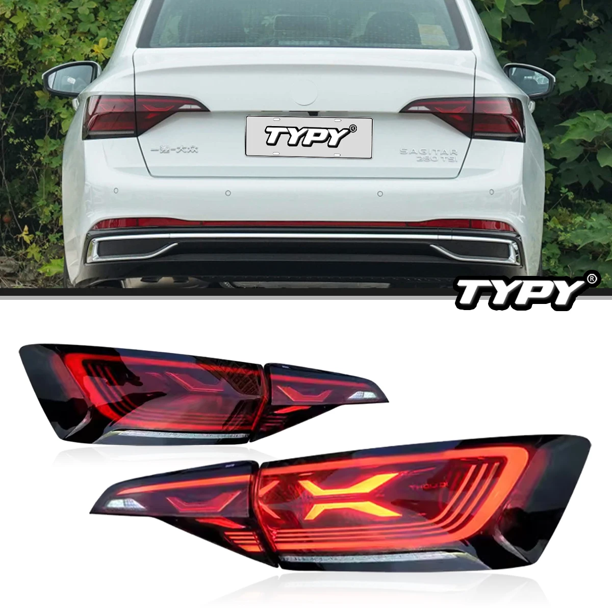 

TYPY Car Light For VW Jetta MK7 2019-2022 Taillight LED Projetor Tail Lamp Daytime Running Light Automotive Accessories