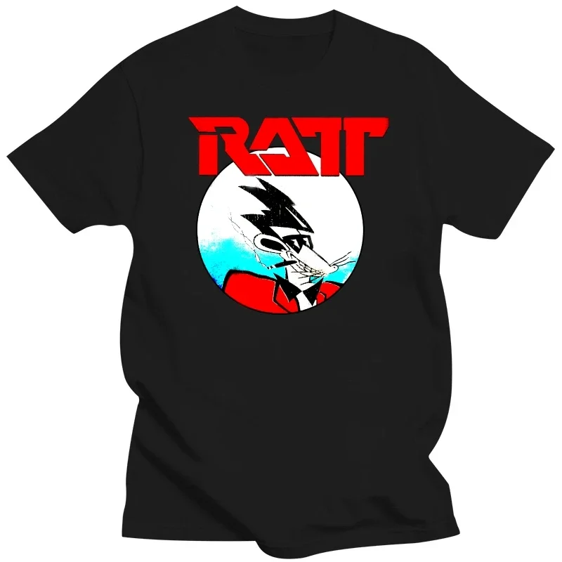 brand tee-shirt tops VINTAGE 1987 RATT Dancing Undercover World Tour T-Shirt MAN T-SHIRT  unisex cotton t shirts