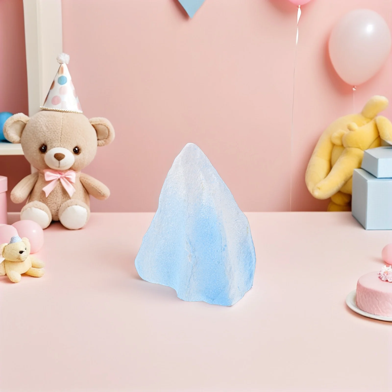 

Realistic Iceberg Sculpture Fake Snow Mountain Figurine Landscape Layout Prop Lightweight Reusable Decoration for Stage