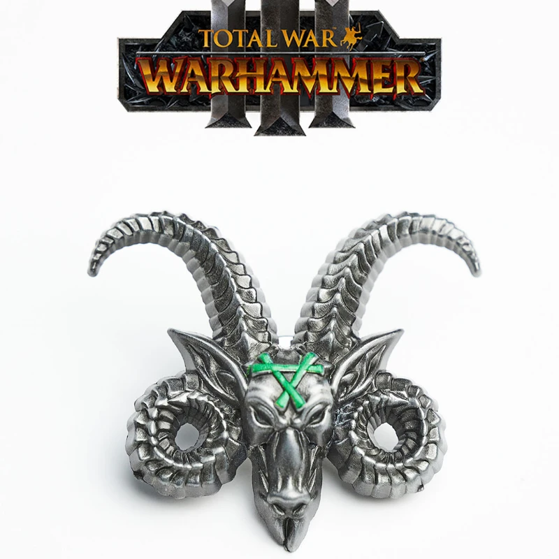 [Starforged Star Casting] Total War III Warhammer Game Peripheral Products Big Horn Mouse Charm Brooch