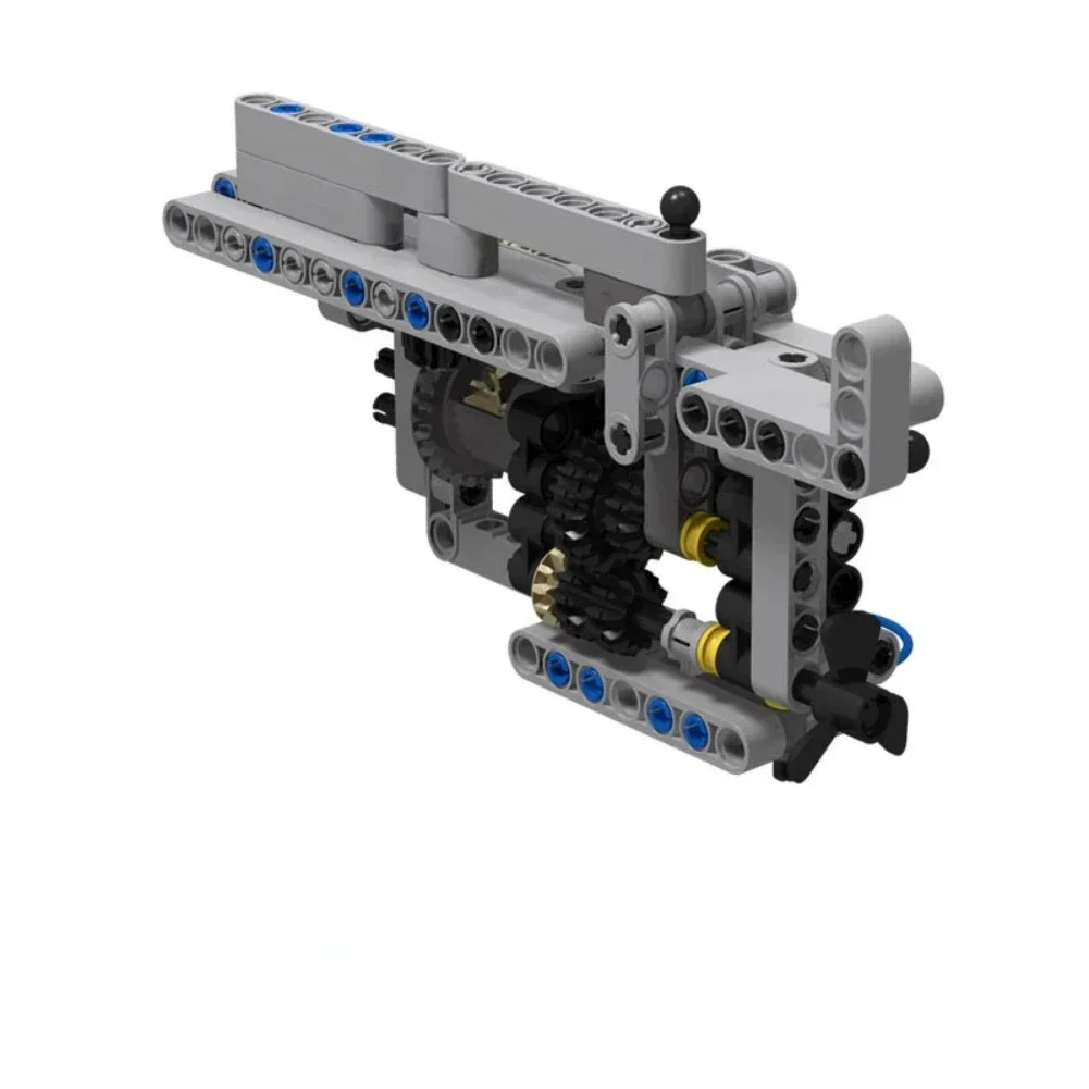 2-Speed Versnellingsbak MOC Technische Bouwstenen Onderdelen Transmissie Versnellingsbak Model Bakstenen Blok Educatief DIY Gemonteerd Speelgoed