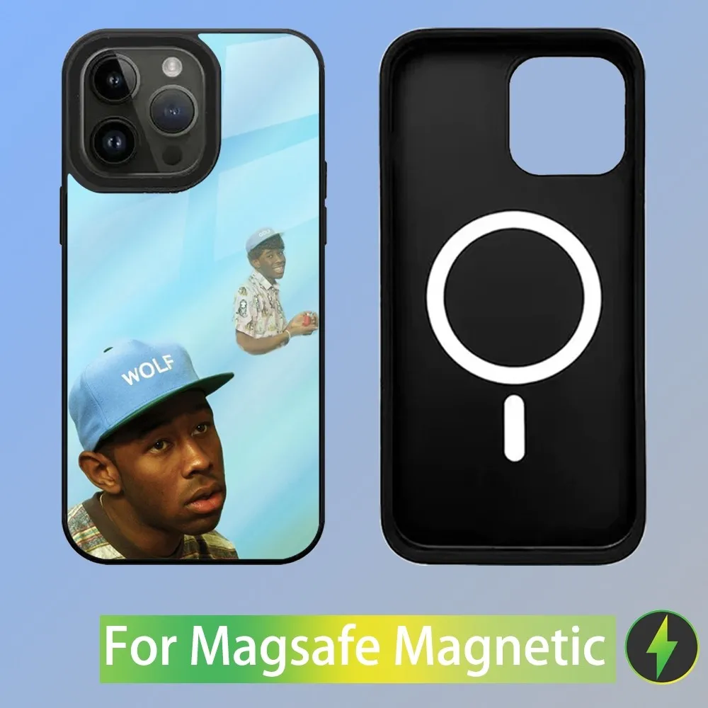 T-Tyler The Flower Boy C-Creator Phone Case For iPhone 15,14,13,12,11,Plus,Pro,Max Mini Magsafe Magnetic Wireless Charging