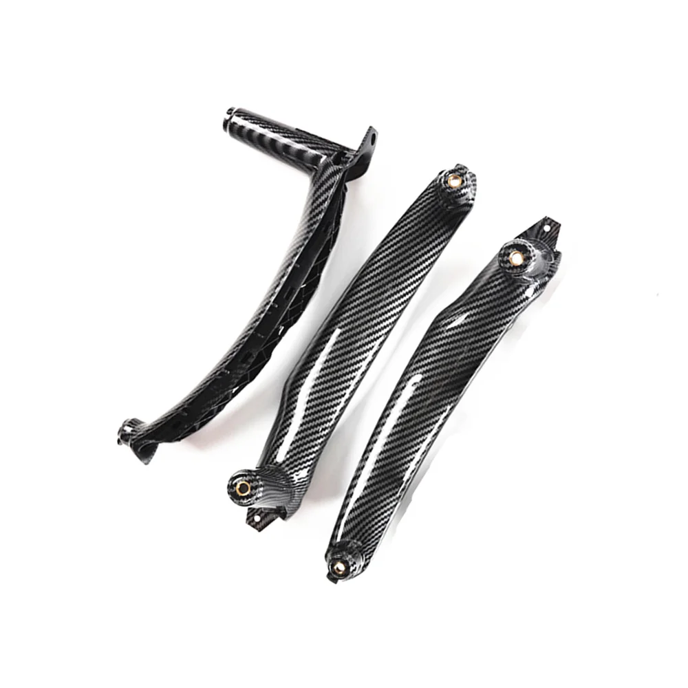 Picture 6: Carbon Fiber Pattern Inner Door Handle 4Pcs Right-Hand Drive for BMW X5