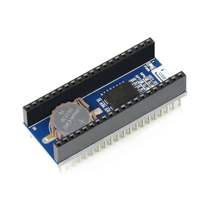 Ds3231 RTC module hat real clock expander for RPI Raspberry Pi Pico H WH rp2040 expansion board accessories