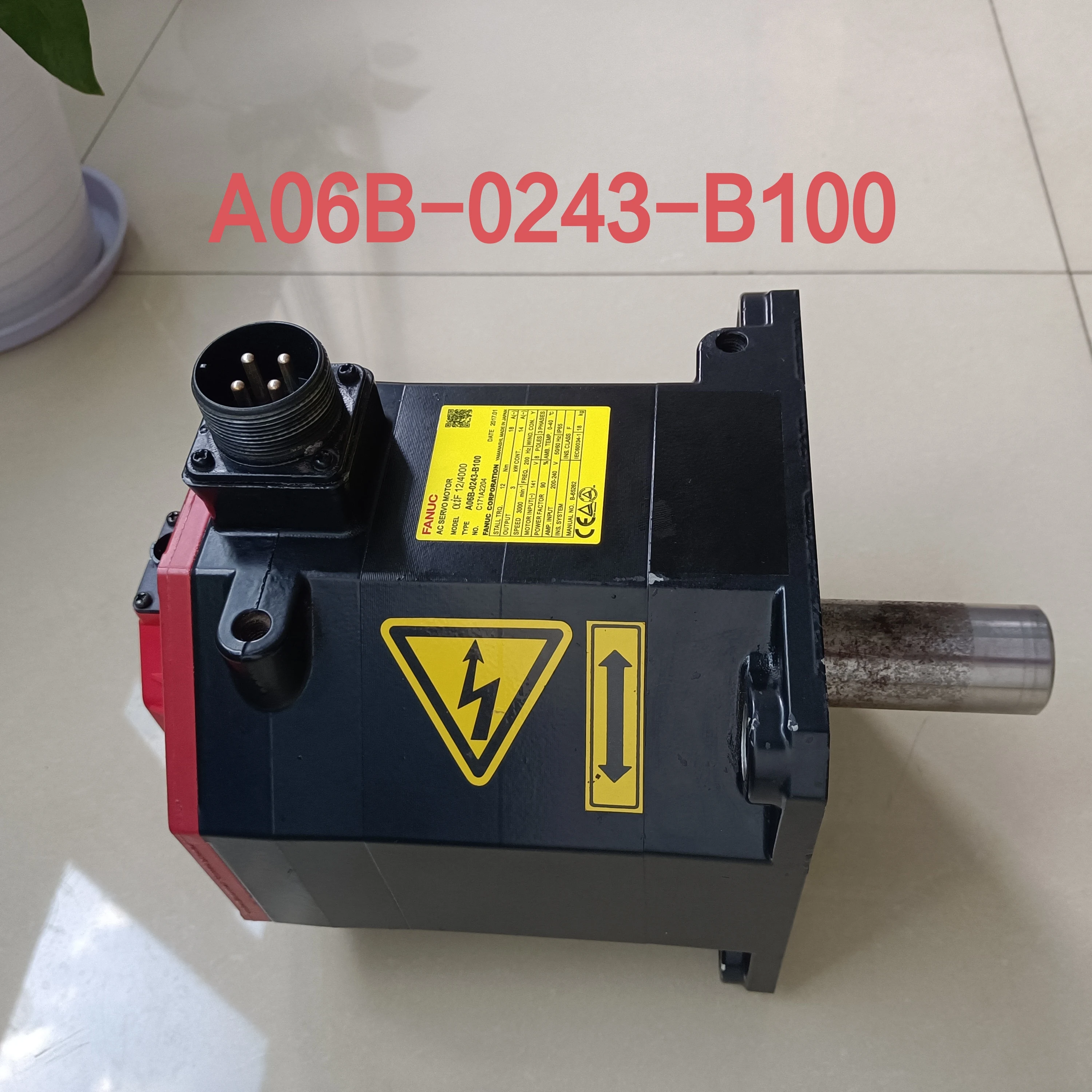 

A06B-0243-B100 FANUC серводвигатель, б/у тест не поврежден, предоставьте видео проверки перед отправкой.