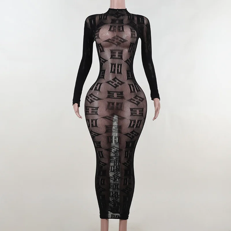 Sexy See Through Bodycon Women Dress Long Sleeve Letter Printed Spring Clothing Night Club Party Knitted Female Dress Vestidos - AliExpress 200000345 Sexy See Through Bodycon Women Dress Long Sleeve Letter Printed Spring Clothing Night Club Party Knitted Female Dress Vestidos - AliExpress 200000345