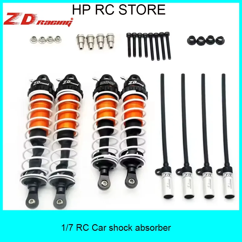 

Амортизаторы ZD Racing, 4 шт., металлические, передние и задние — для радиоуправляемой машины 1/7 Losi Mojave DBX-07 Desert Buggy