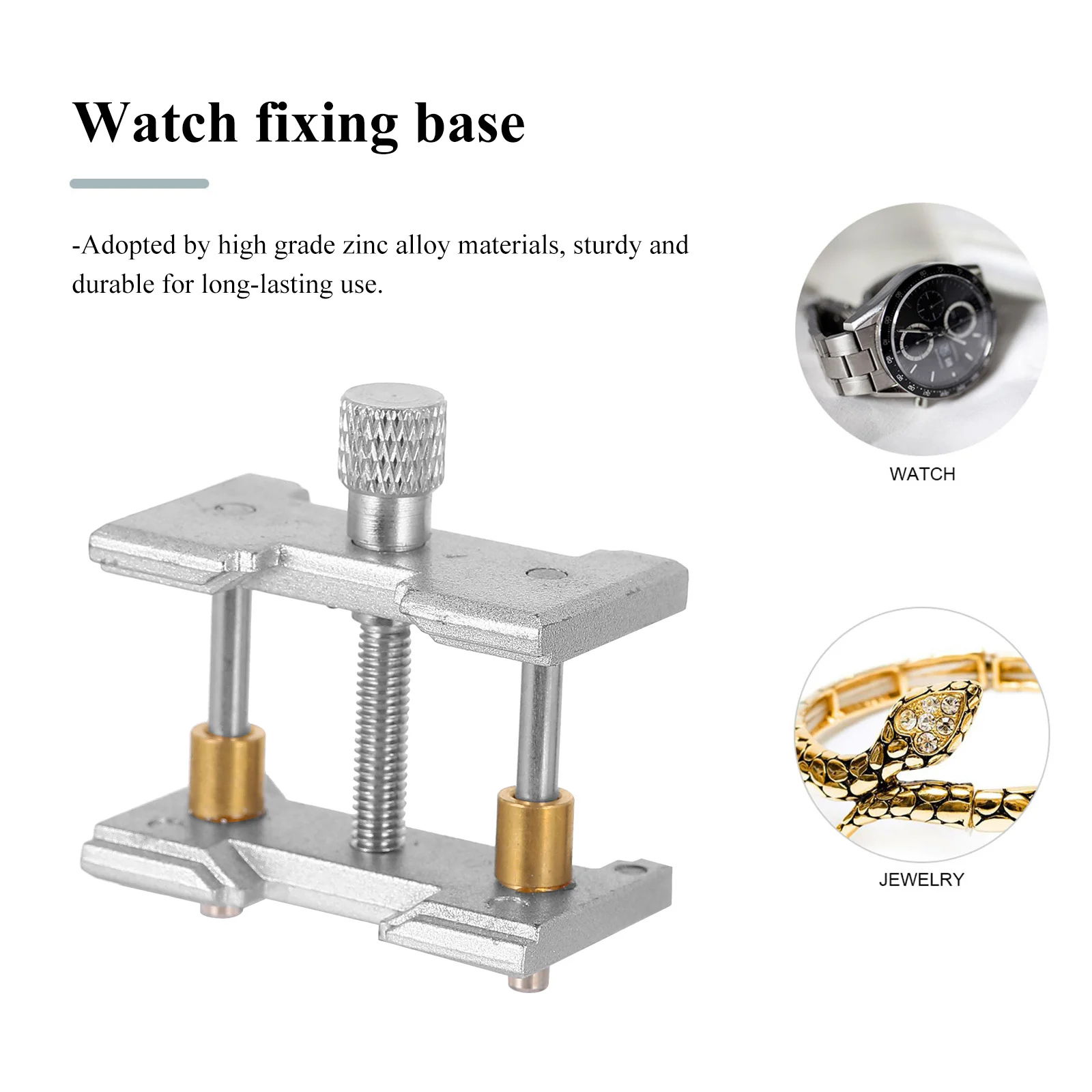 

2Pcs Reliable Watch Repairing Support Lightweight Durable Fixing Base Watch Fixing Base Movement Holder Repairing Holder