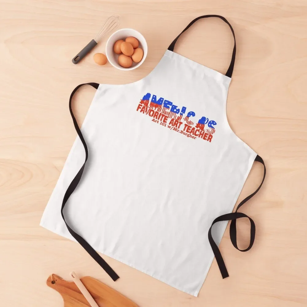 

America's Favorite Art Teacher Apron Waterproof women Men gift Hairdressing Kitchen Chef Apron