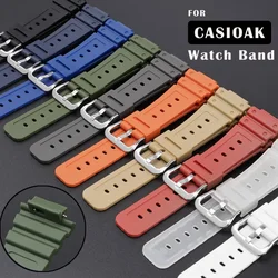 Sport Rubber Band for GA 2100 GA2110 DW-5600 Watch Band Bracelet Quick Release Metal Buckle 16mm Replacement Strap Accessories