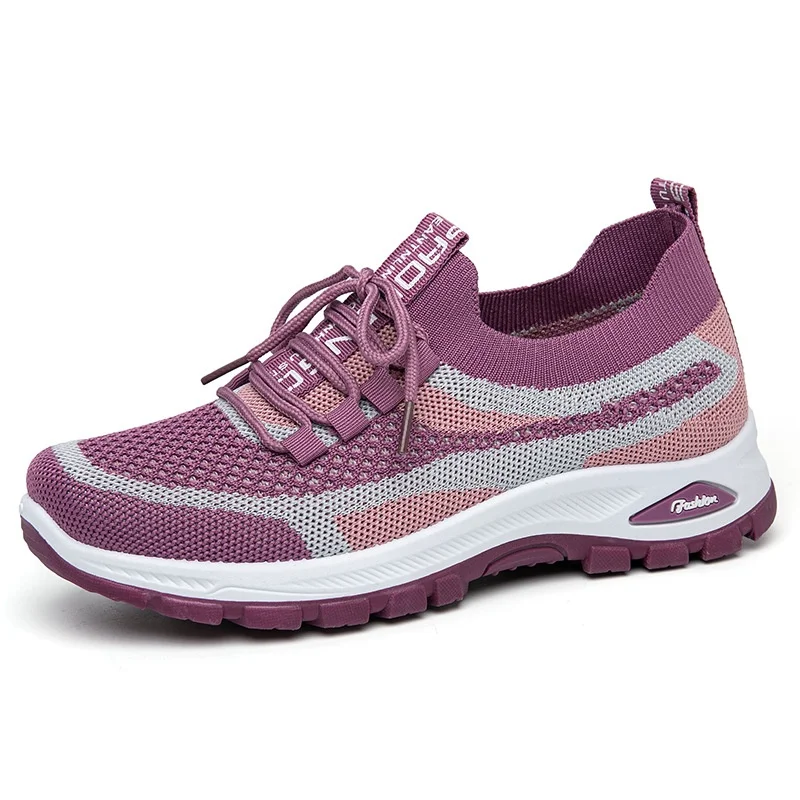 Zapatos Deportivos de Malla Transpirables para Mujer, Zapatos Casuales de Moda para Deportes al Aire Libre, Cómodos para Correr