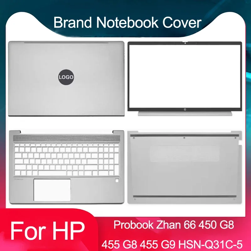 

Новинка для HP Probook 450 G8 450 G9 455 G8 455 G9 HSN-Q31C-5, задняя крышка ЖК-дисплея, передняя панель, упор для рук, верхняя часть, нижняя часть корпуса, петли