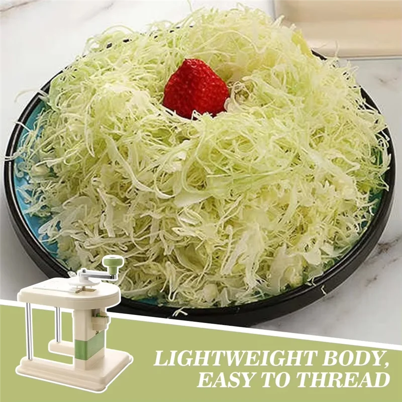 

AT02-Homemade Cabbage Slicers Machine Cabbage Shredder Portable Quick Lettuce Sharpen Grater