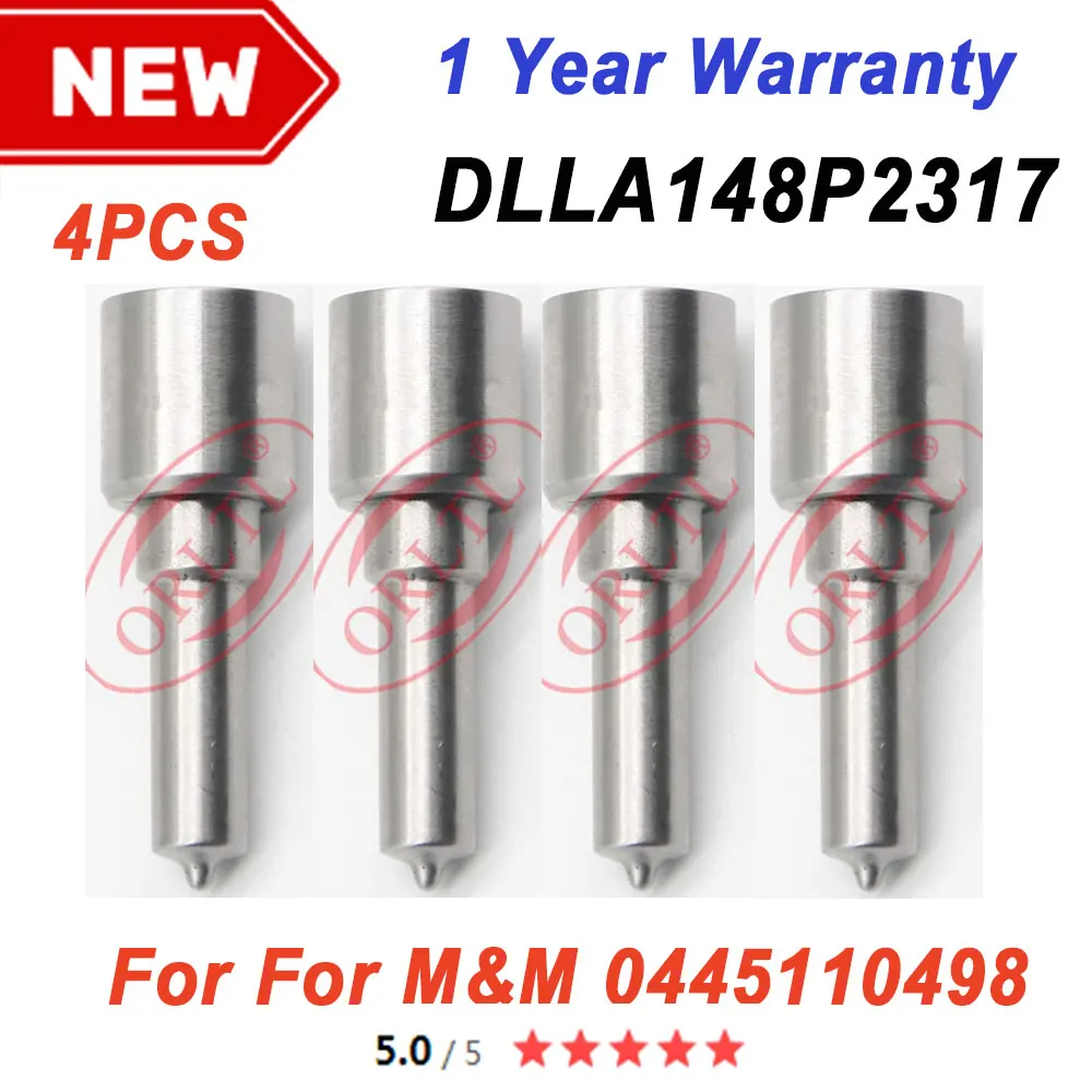 DLLA 148 P 2317 For M&M 0445110498 Diesel Injector Nozzle DLLA148P2317 Common Rail Sprayer Tips 0433172317 For 0 445 110 498