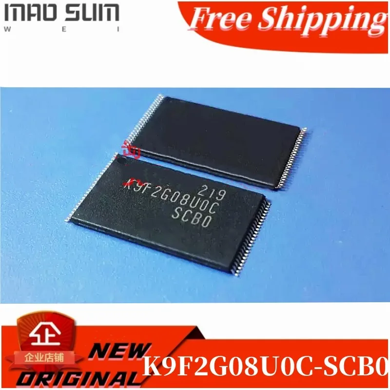 

10pcs~100pcs/LOT 100%New K9F2G08U0C-SCB0 K9F2G08UOC-SCBO K9F2G08UOC K9F2G08U0C SCB0 TSOP48 2Gb C-die NAND Flash original