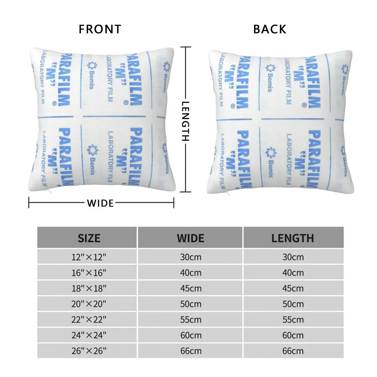 Parafilm Is A Lifesaver Pillowcase Polyester Linen Velvet Creative Zip Decor Home Cushion Cover