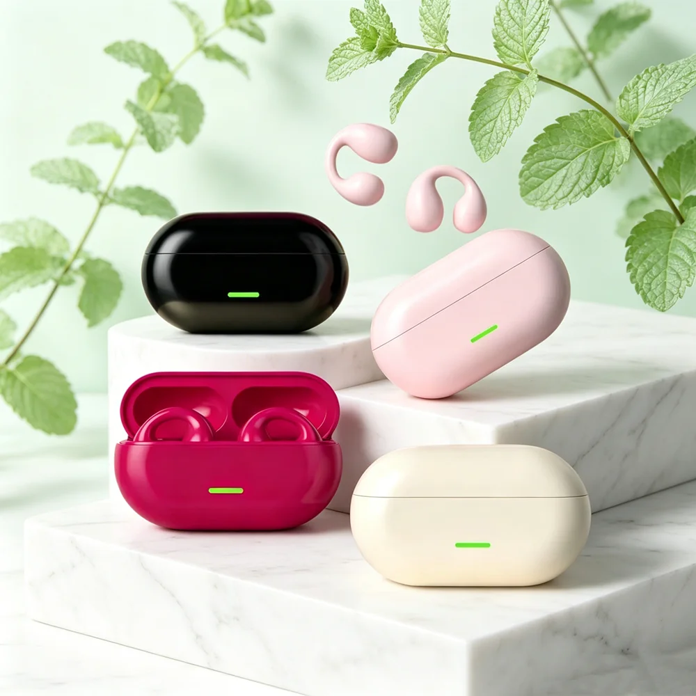 TWS Bluetooth Headset 5.3 Wireless Air Conduction Headphones
