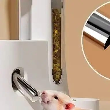 Alimentador automático a prueba de fugas de gran capacidad, dispensador de agua y alimentos, alimentador y bebedero para hámster 2 en 1, suministros de alimentación de alimentos a prueba de fugas