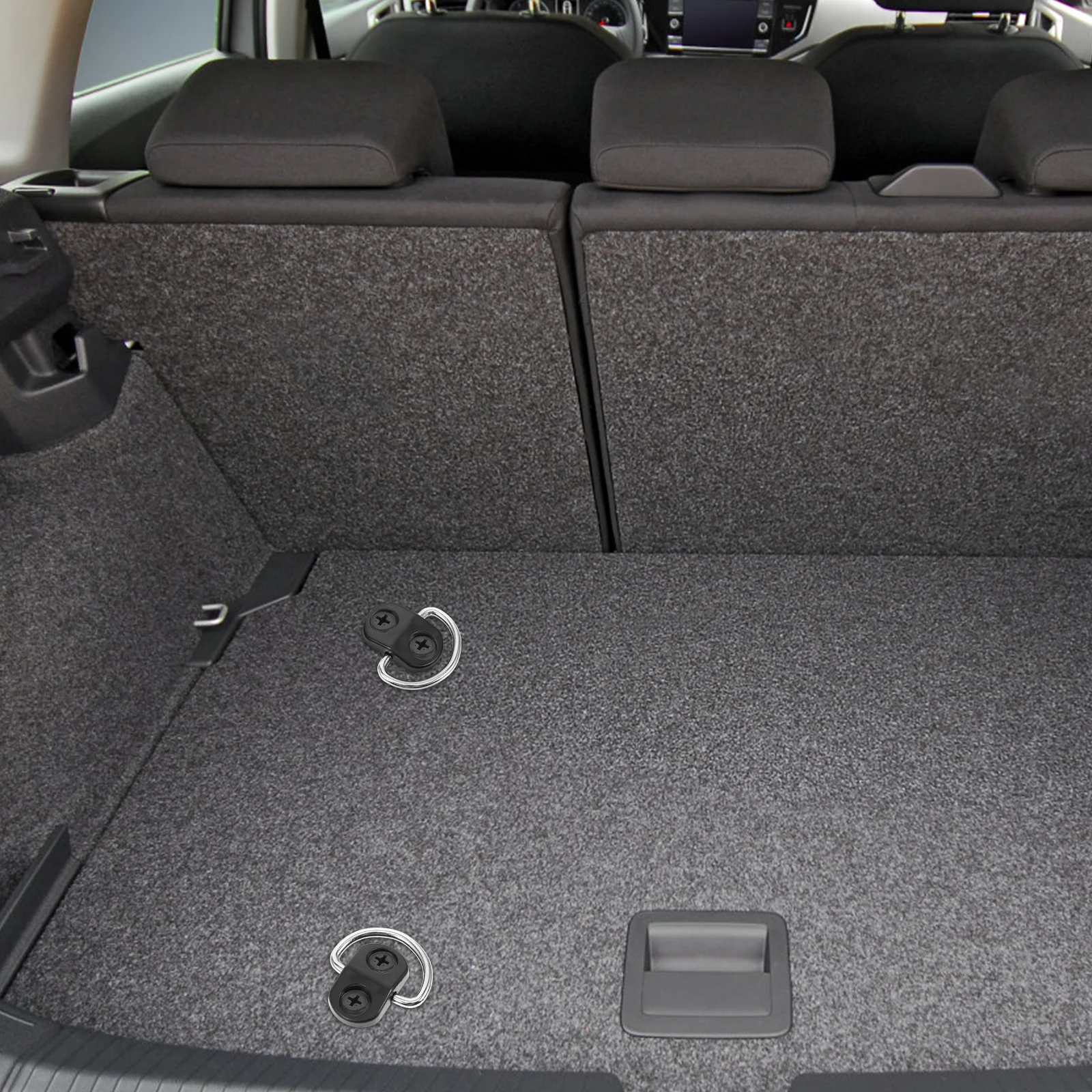 

4pcs Anchor Cargo Net Tie Down Hook Hooks Cargo Tie Down Anchors Trunk Storage Organizer Rear Car Truck Bed Accessories