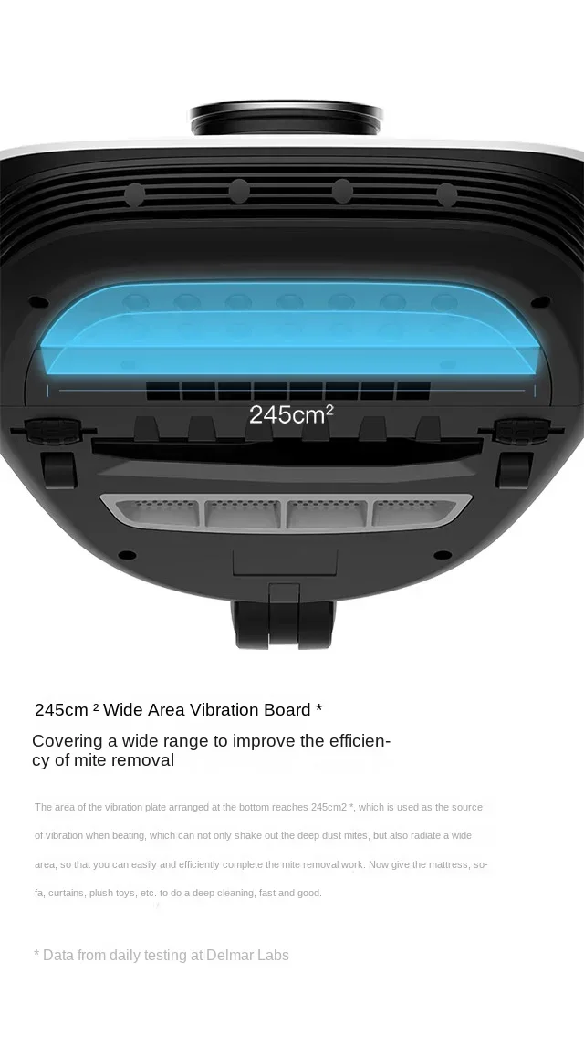 Deerma cm1500 Milben entferner 8000-mal/min Tieftauchen optimales UV-Licht 55 ° Entfeuchtung 12000pa Saugkraft