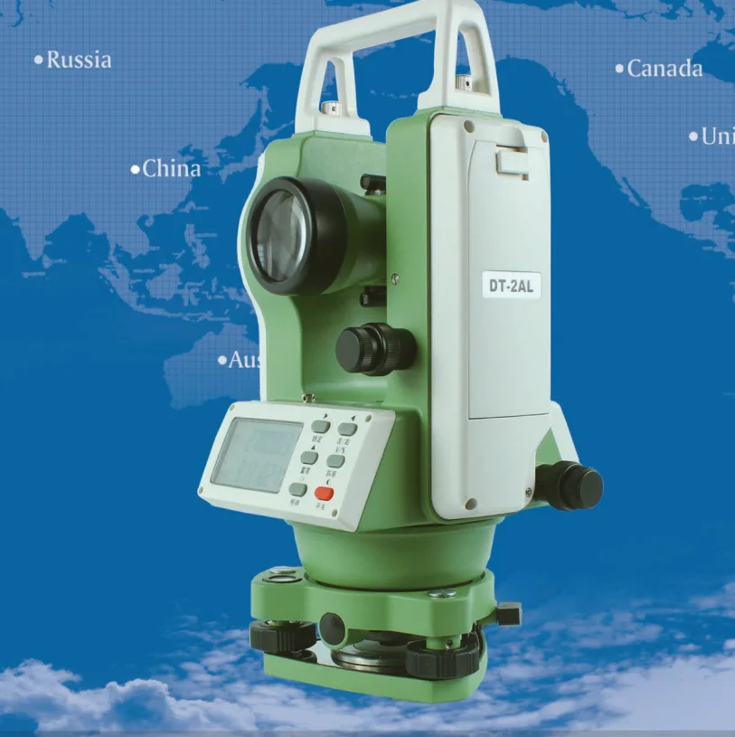 Heipoe DT-2AL 30X Double laser Accuracy 2'' Double LCD Optical Theodolite With Laser plummet