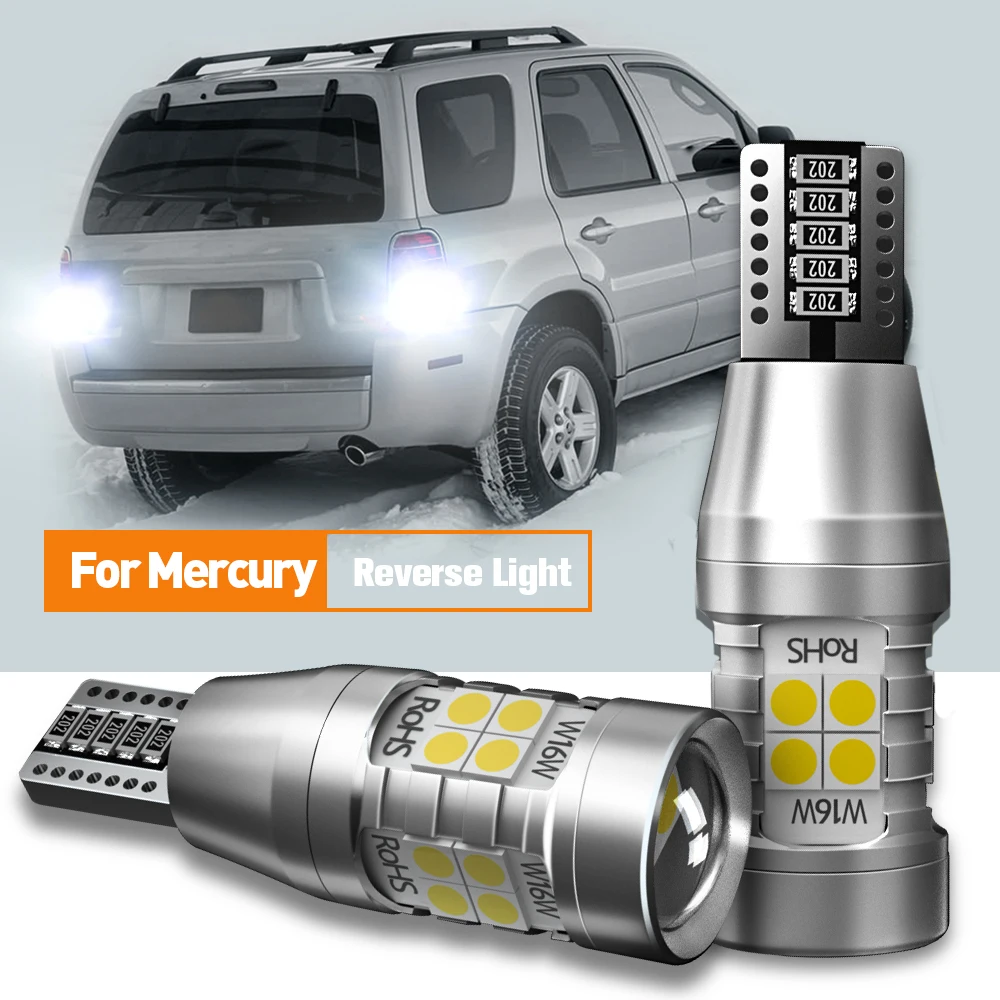 

2x LED Reverse Light Blub Backup Lamp W16W T15 921 Canbus For Mercury Sable Mariner Montego Milan 2006 2007 2008 2009 2010 2011