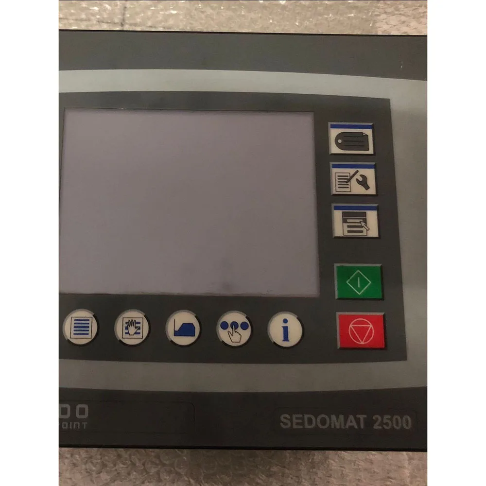 SEDOMAT 2500  A9020999 System screen