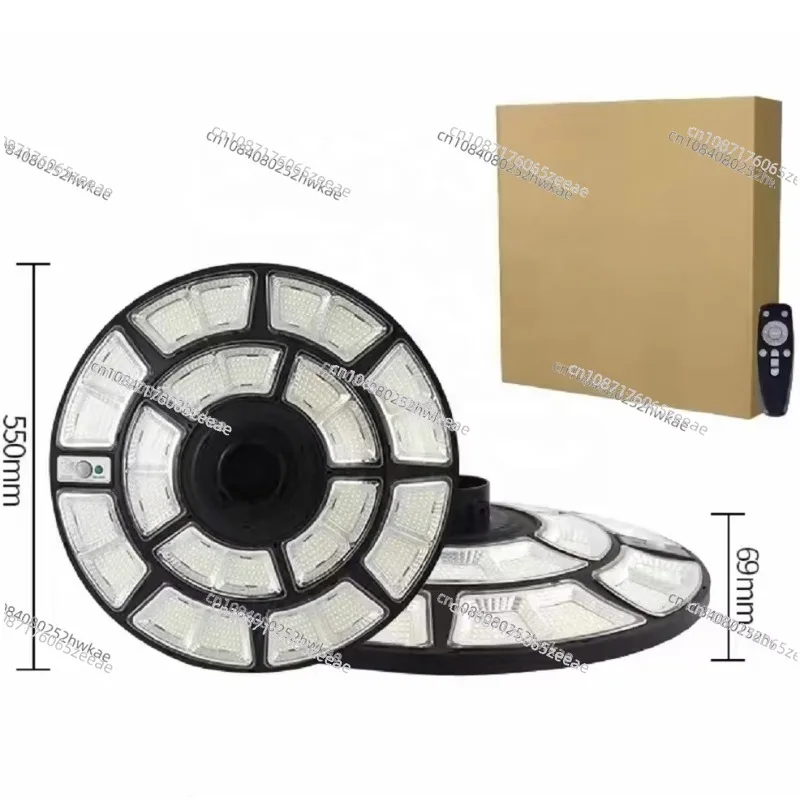 Solar Street Light Integrated Outdoor Park Garden Community Household Road Lighting Round UFO Flying Saucer