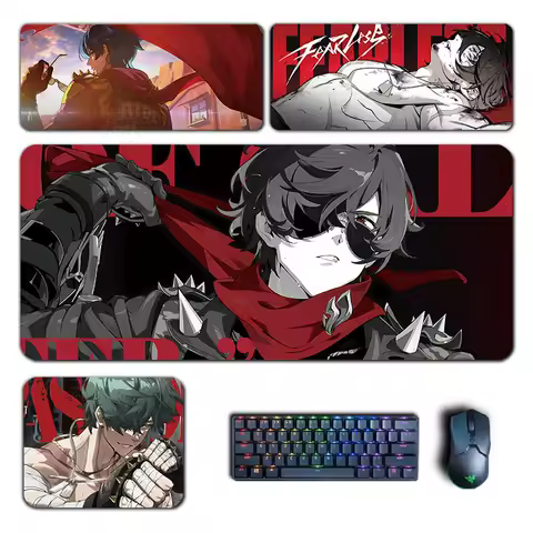 Lighter Mouse Pad Zenless Zone Zero Large XXL Mousepad Anime Computer Keyboard Pad Pc Gaming ZZZ Accessories Desk Mat