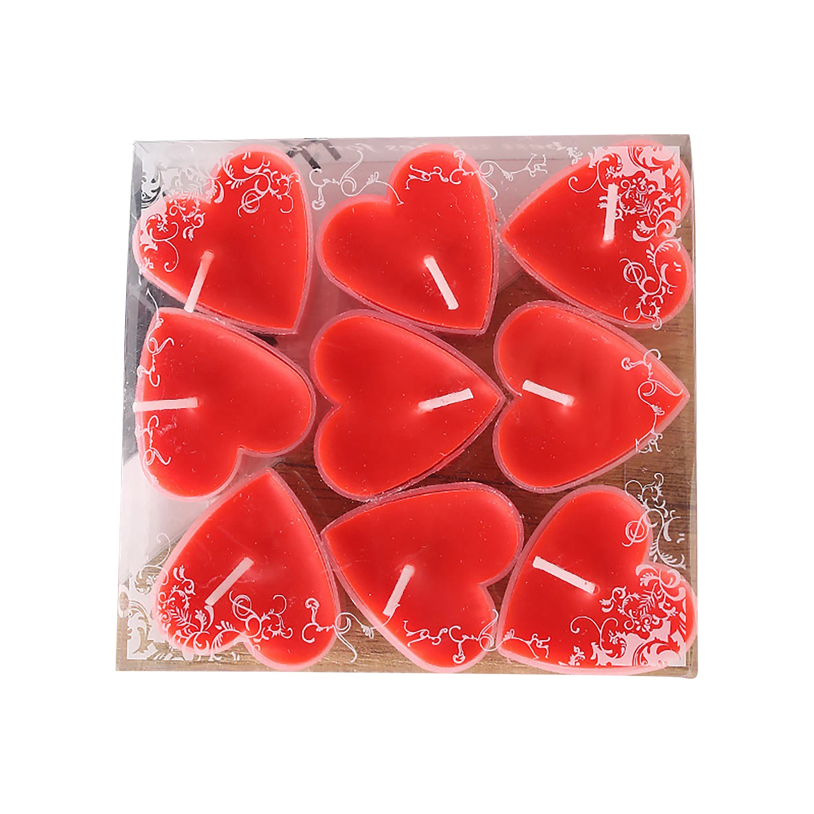 

Heart Shaped Rose Scented Candle Natural Soy Wax Decorative Candle Wedding Party Birthday Christmas Valentine's Day Layout Props