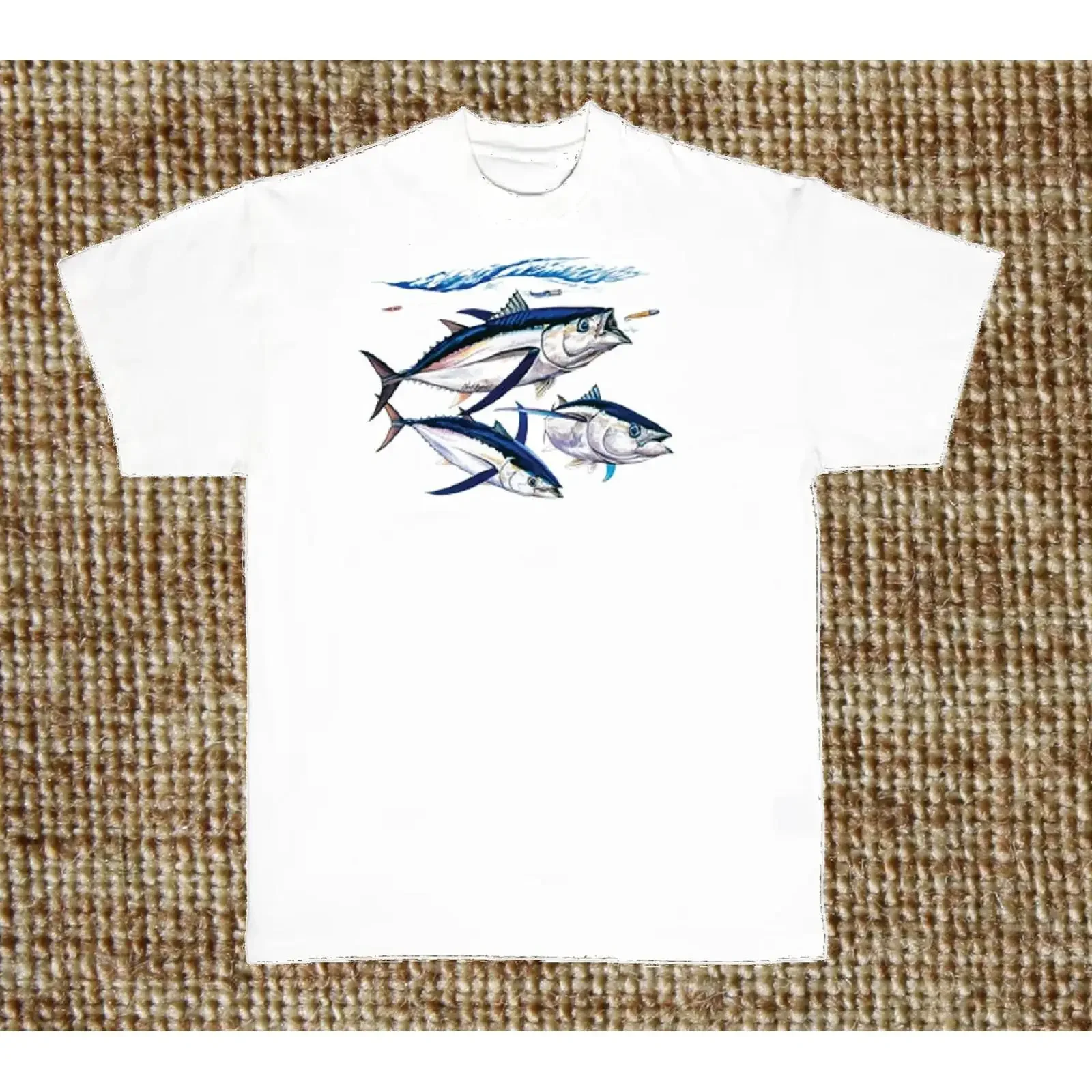 Albacore Tuna T Shirt SweaT Available On Request 248j vintage Washed designer clothes Versatile Breathable Casual fashion homme