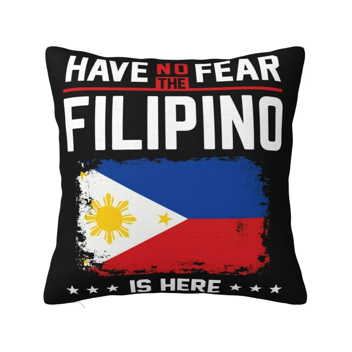 Funny Men Novelty Philippines Flag S Have No Fear Filipino Pride 2020 High Quality Brand Casual Pillow Case