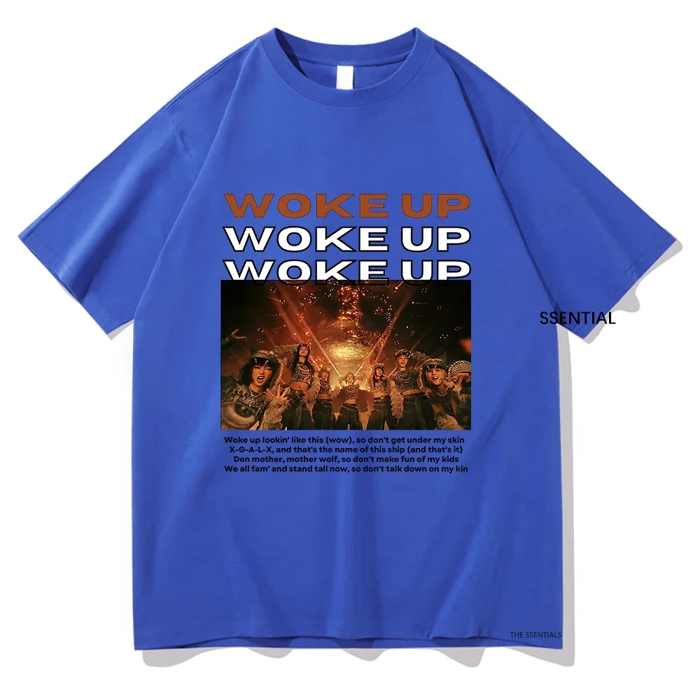 تي شيرت قطني عتيق للرجال والنساء ، فرقة استيقظت ، أزياء هاراجاكي ، تيشيرتات عالية الجودة ، قمصان ألبوم جديد ، فتيات ، Xg ، #6